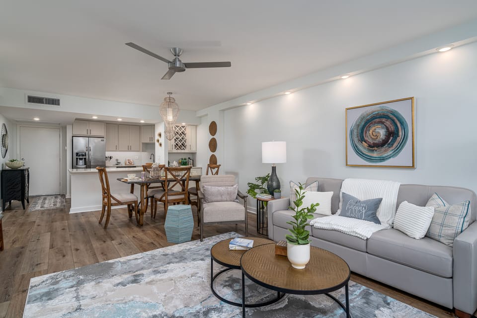 All new furnishings with calm colors
