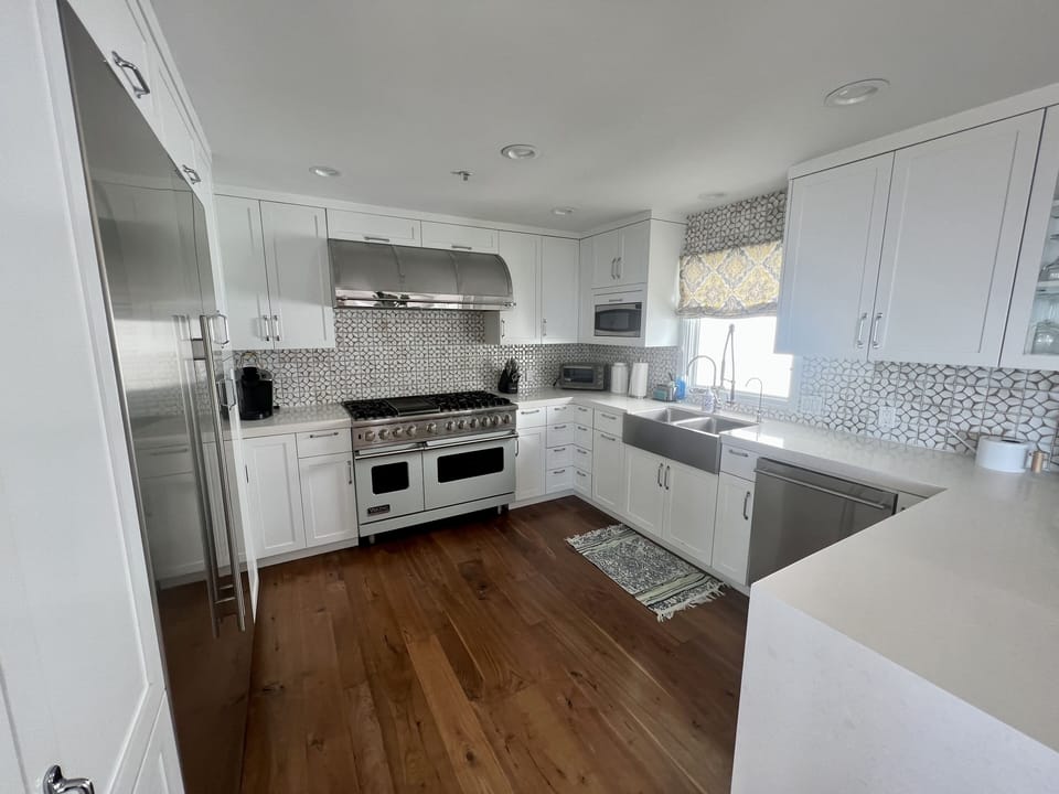 Kitchen. Sub-Zero Fridge, Viking Stove, Keurig, Wine Fridge. 3rd Floor.
