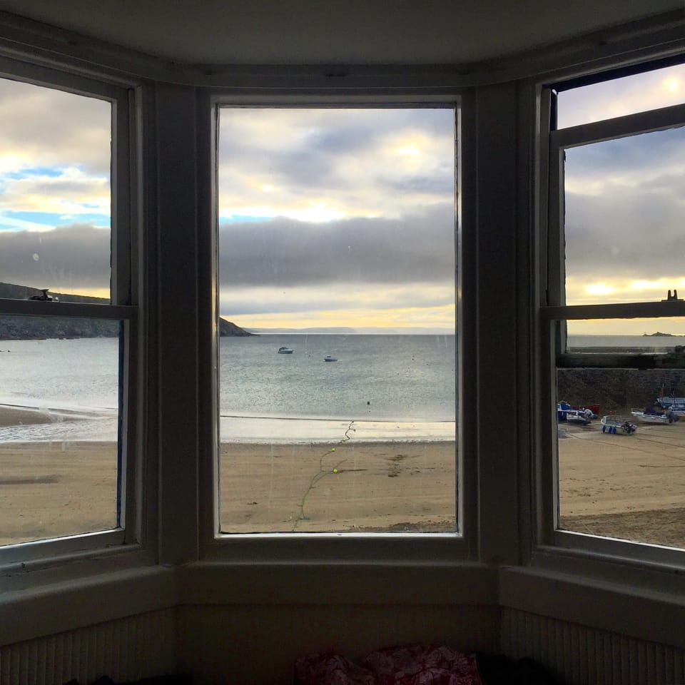 View from bay window