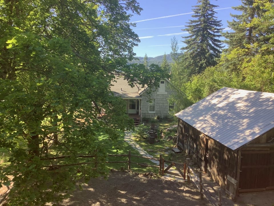 Distant Mountain View from the deck