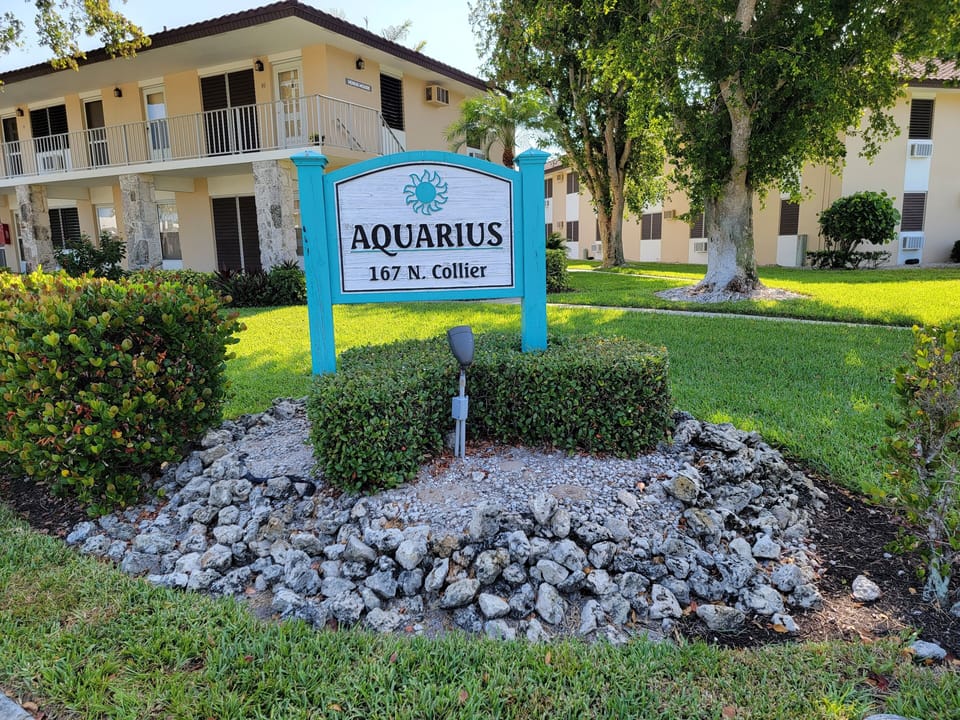 The condo is located in Aquarius. 