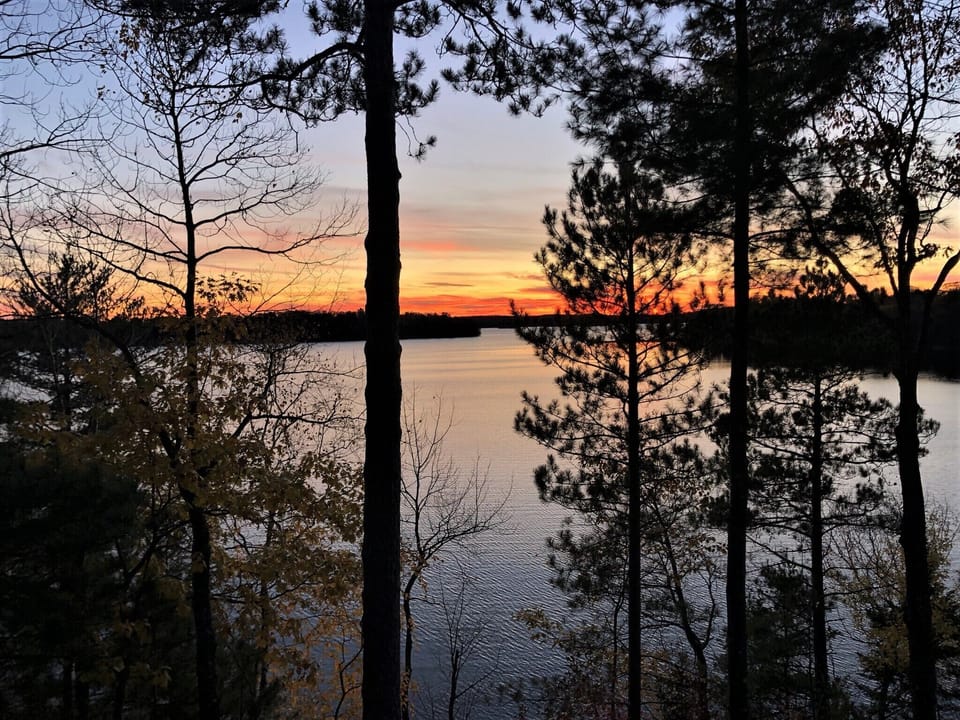Sunset from Inside the House!