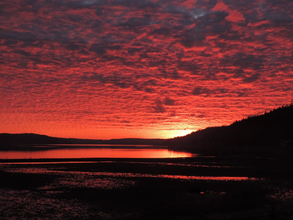 The sunsets get better and better