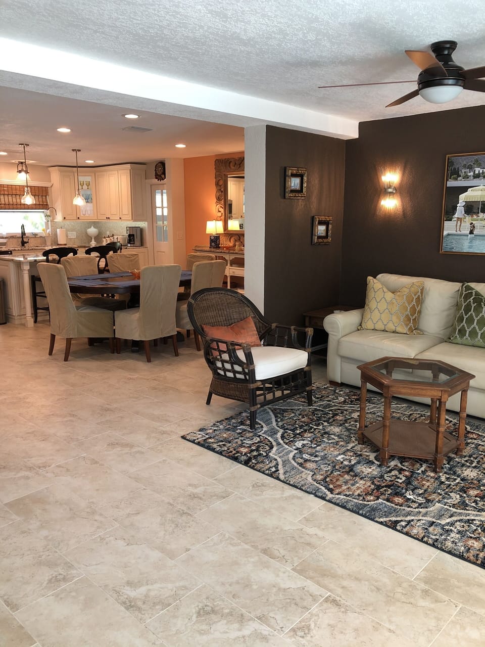 Space for kids to play while you relax