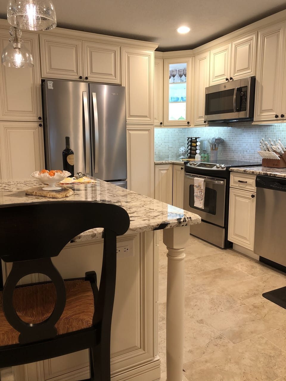 Lots of pantry and refrigerator space, Plus an additional fridge in the garage