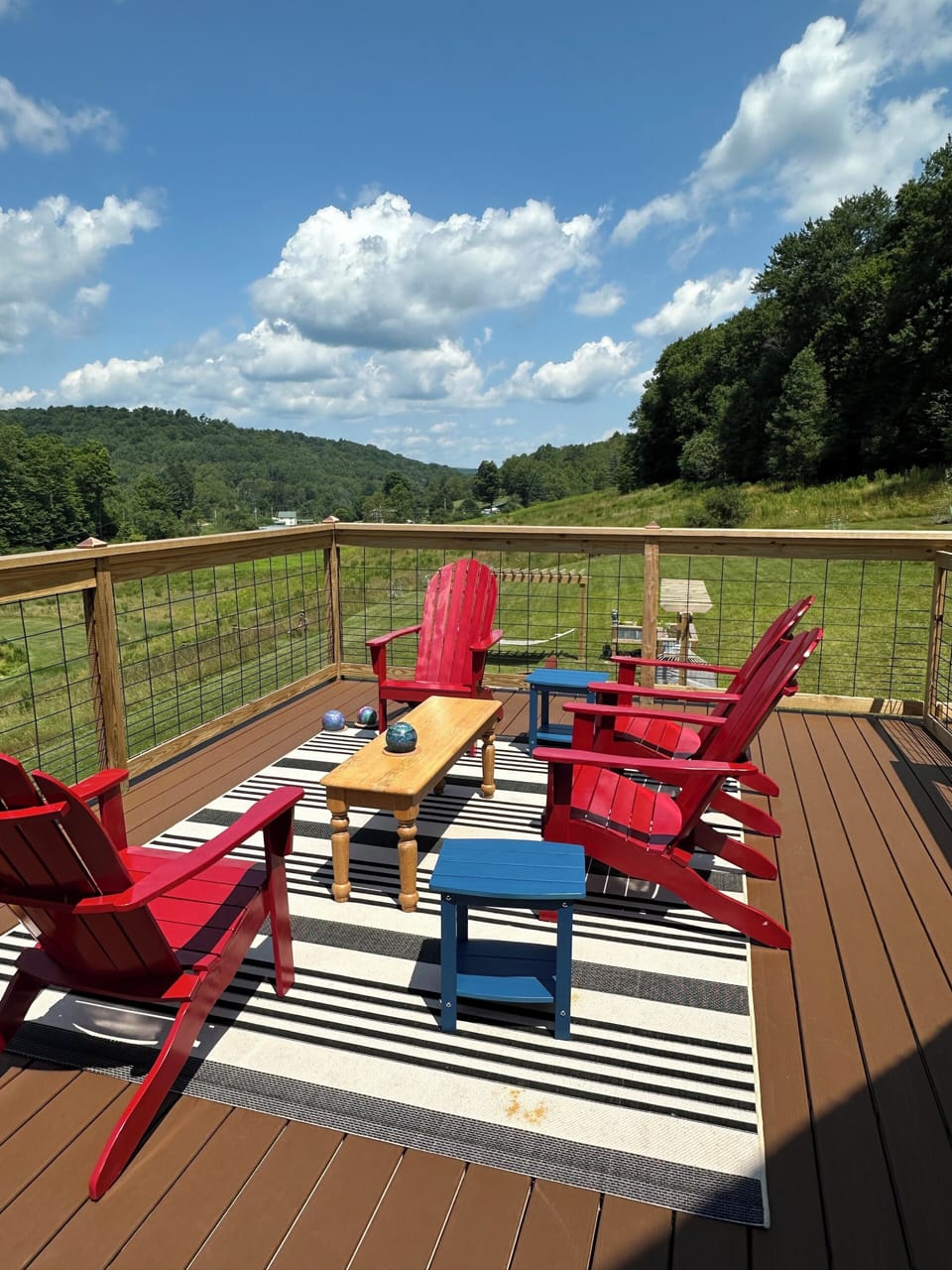 Huge deck!