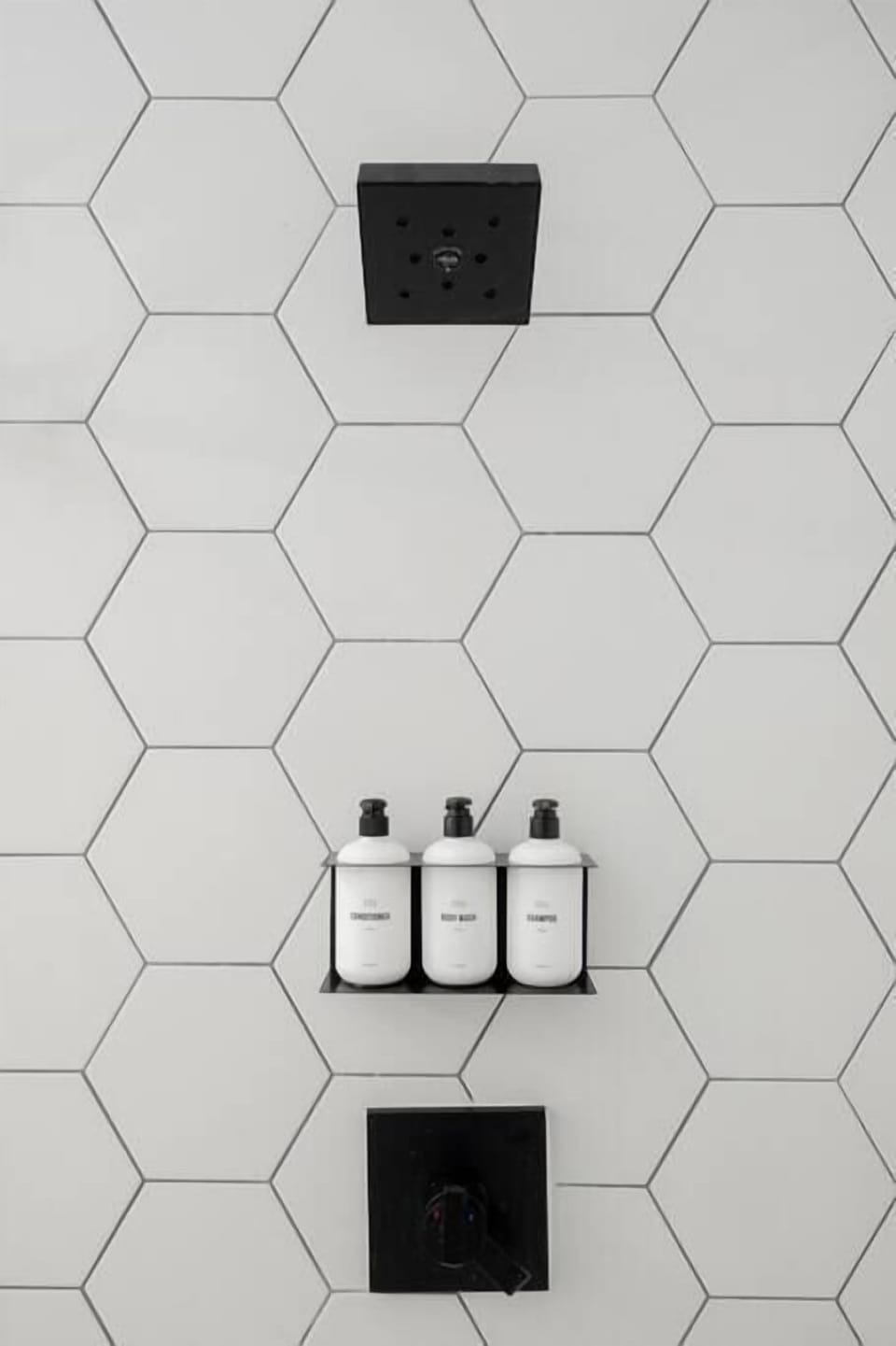 No need to bring a thing with shampoo, conditioner and body wash provided for you