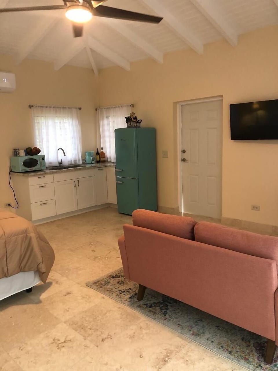 Living area - kitchenette.  