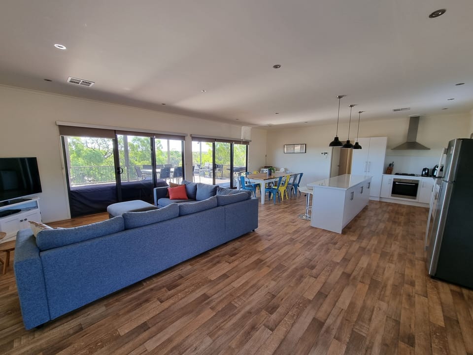 Open plan living area