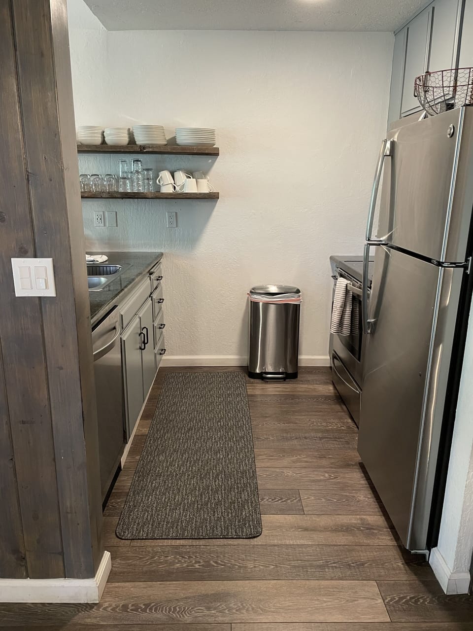 Fully stocked kitchen 