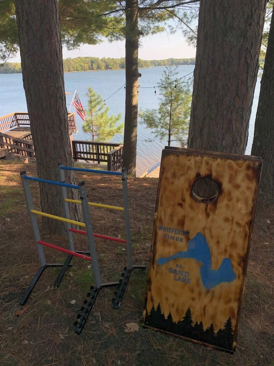 Cornhole and ladder ball!