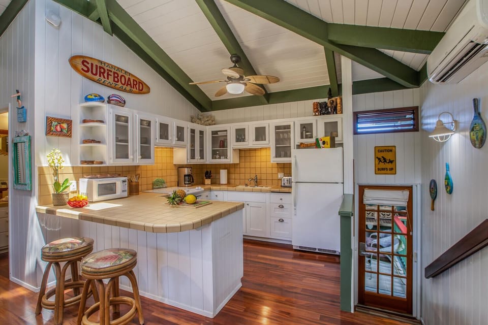 Beautiful touches throughout this wonderful Hanalei home.