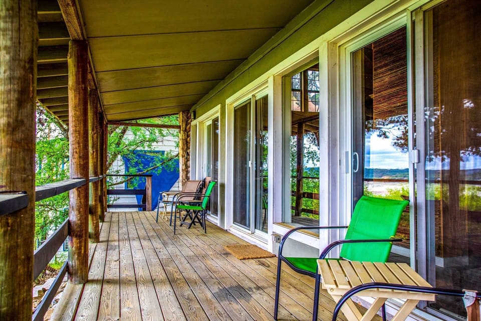 Take in those amazing views of the lake and Hill Country from the comfort of the shaded deck.