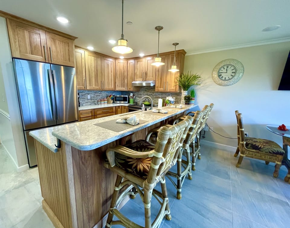 Kitchen with Bar Seating