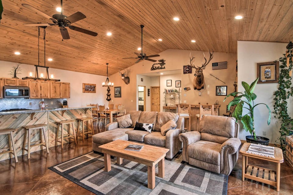 Living Room | Heated Floors | Board Games | Books