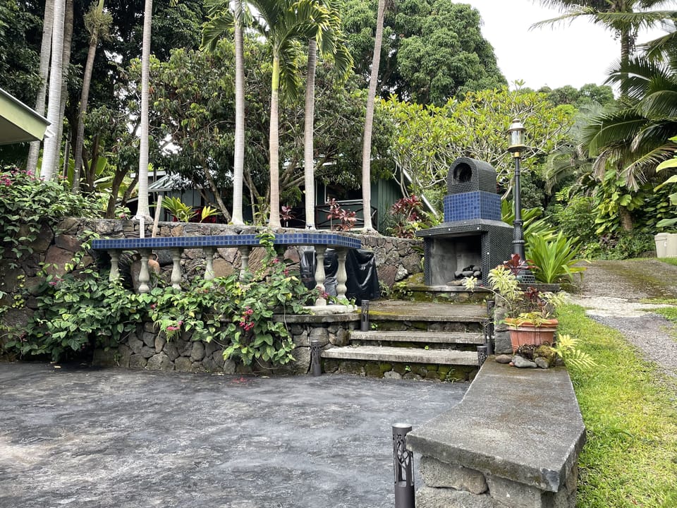 shared BBQ area