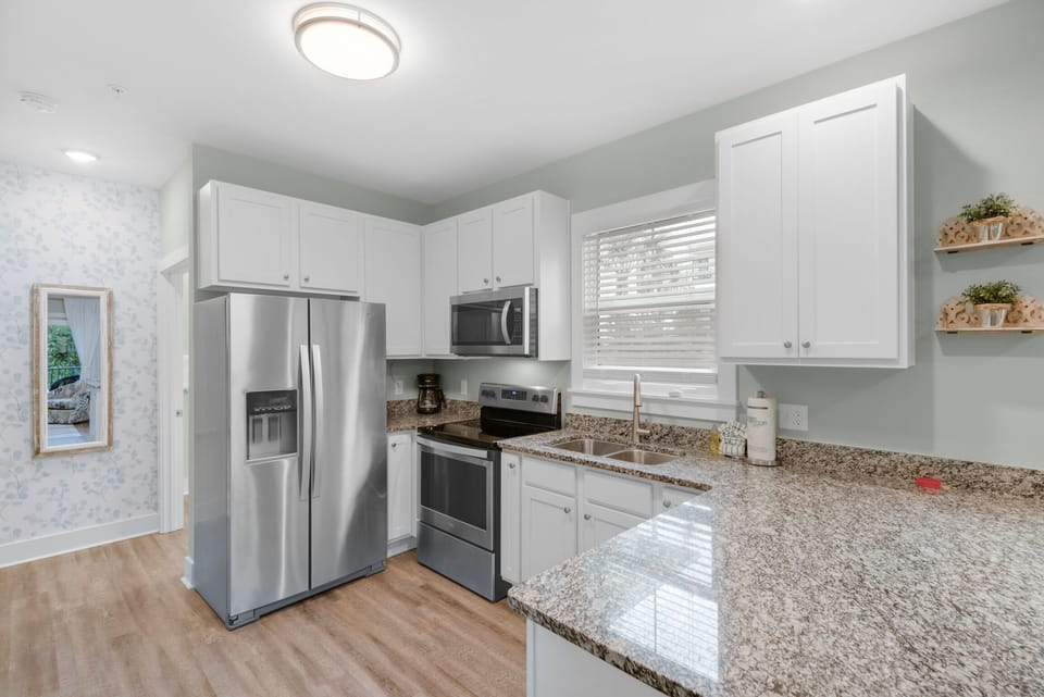 Kitchen has everything your chef needs