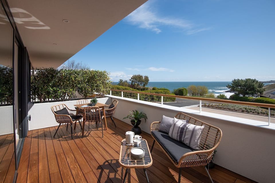 6 The Bay, Coldingham - the balcony is front-facing allowing for spectacular sea views