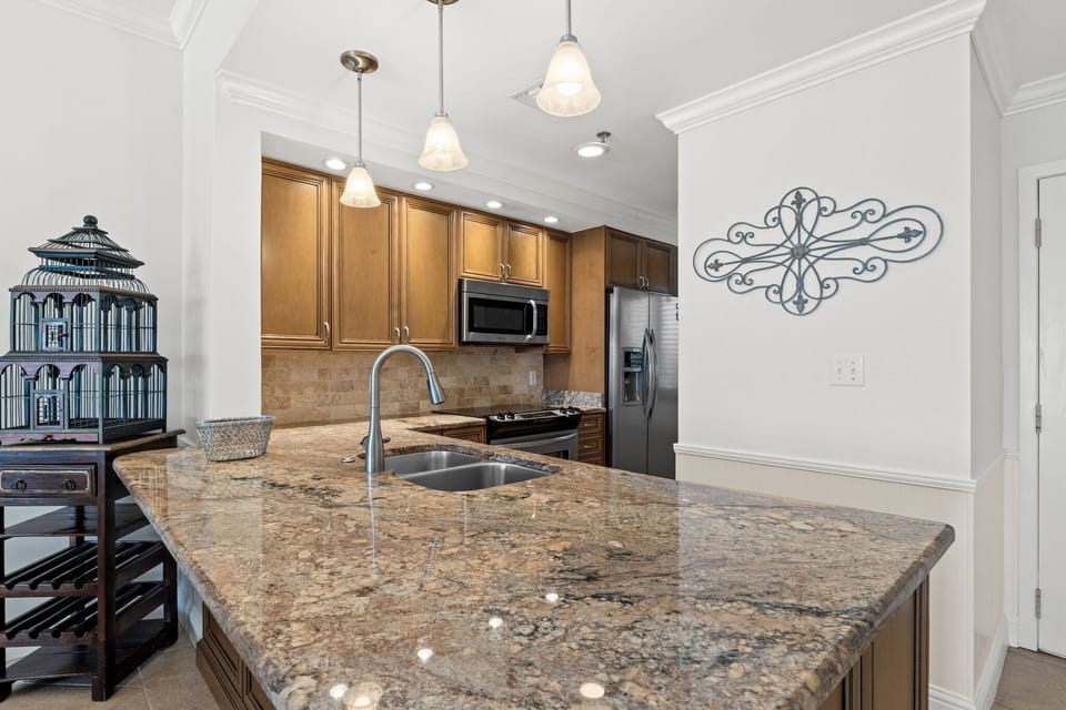 Spacious, well-equipped kitchen perfect for family meals.

Professionally Managed by
Breathe Easy Rentals