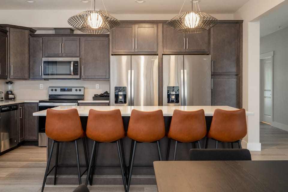 Spacious, open kitchen