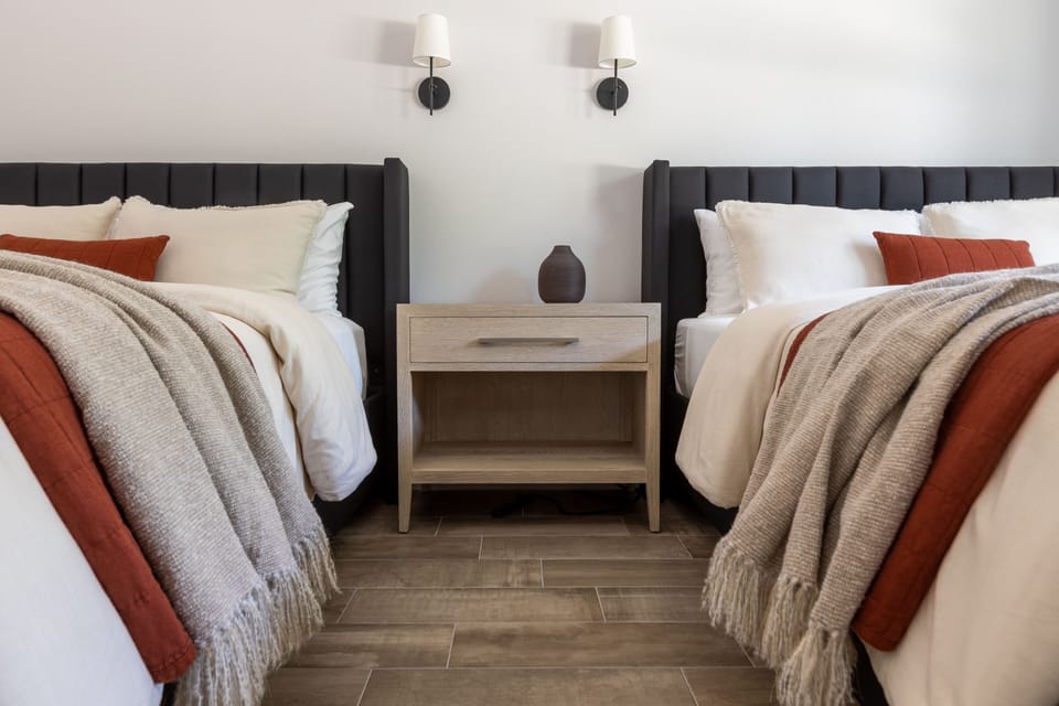 2 Queen Beds in the Master Bedroom