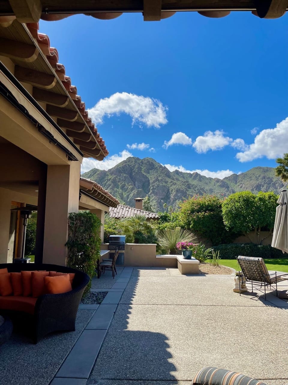 view from the master bedroom