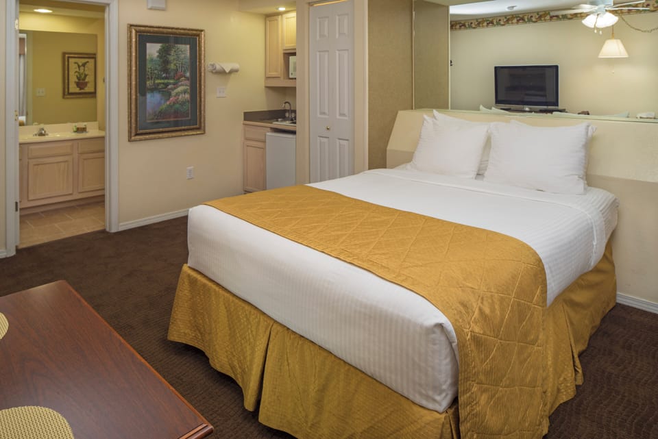 Exact unit will be assigned upon arrival. Views, colors and decor may vary. Comfortable Queen size bed!