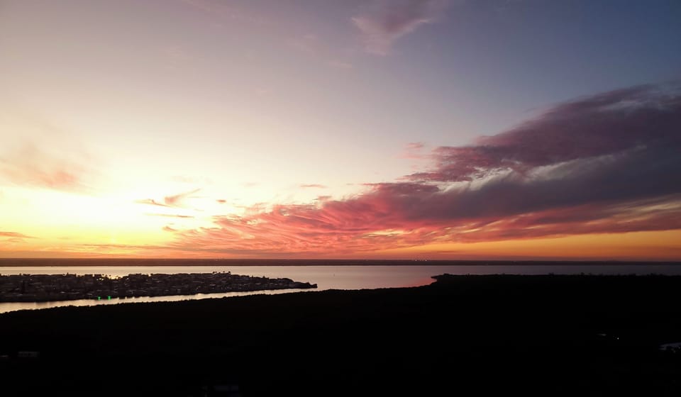 Sunsets from both bedrooms 