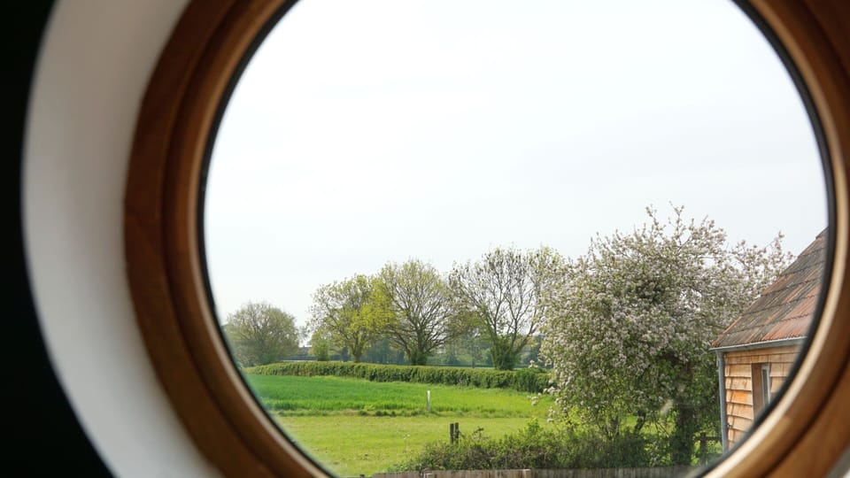 upstairs window view