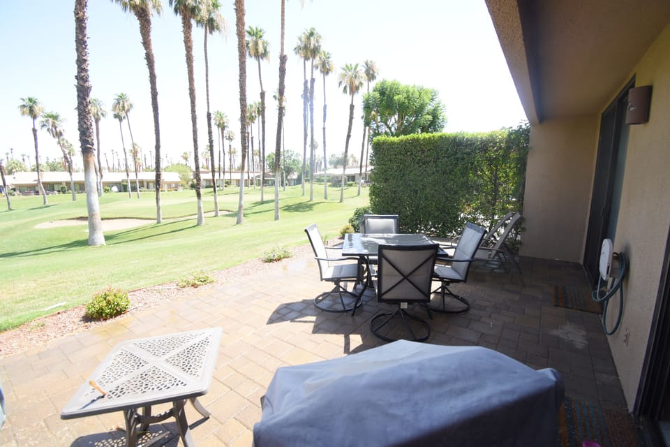 Back Patio facing the golf course