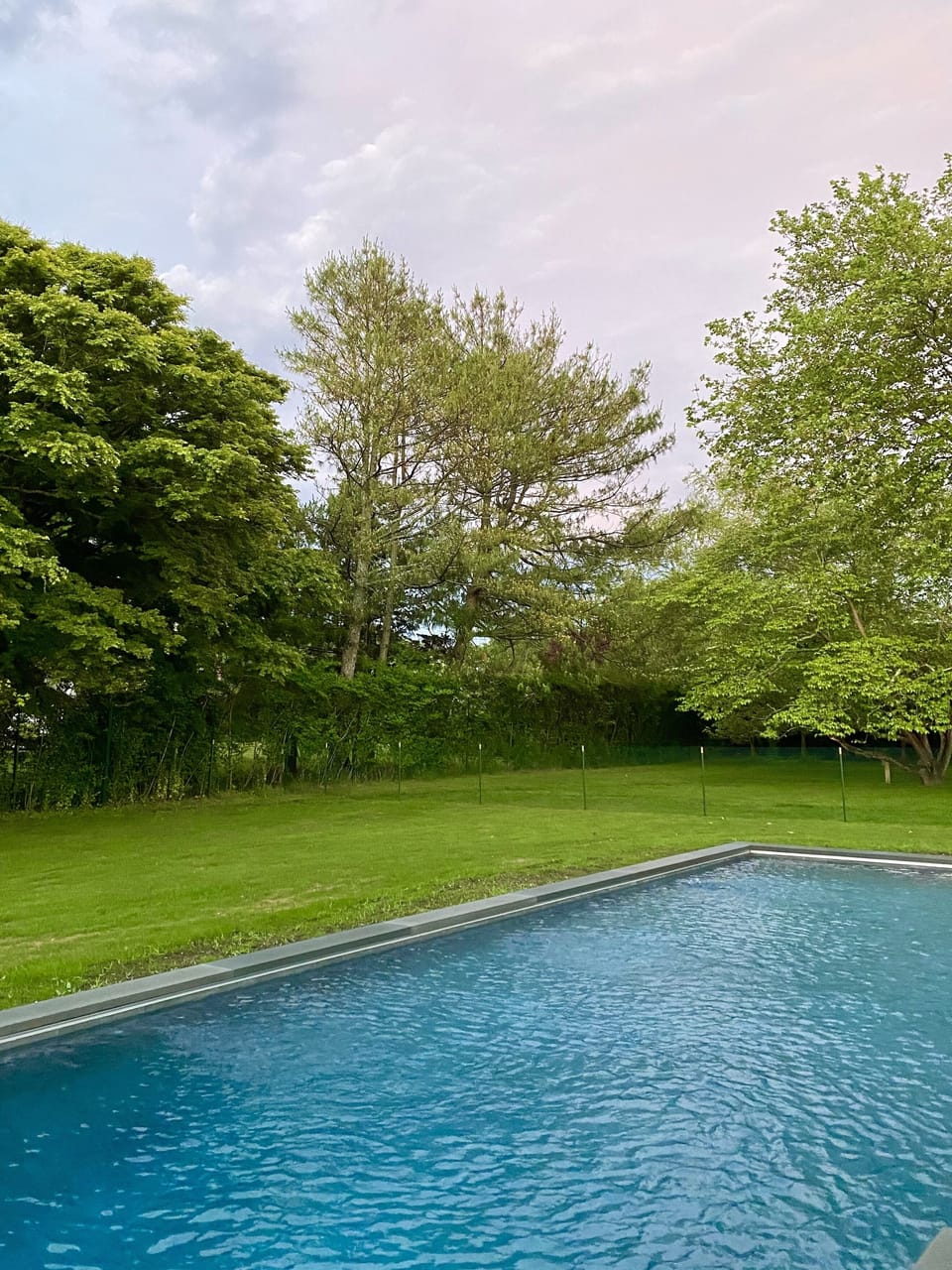 Brand new heated salt water pool
