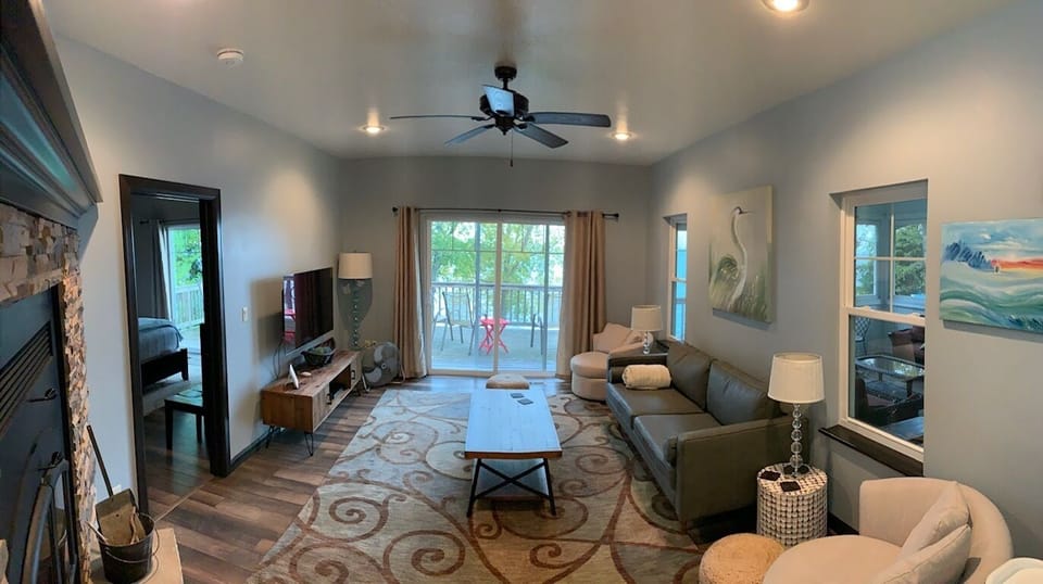 Living Room with Water View