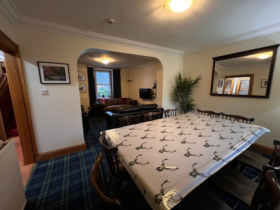 Sit around the table and catch up with friends or family 