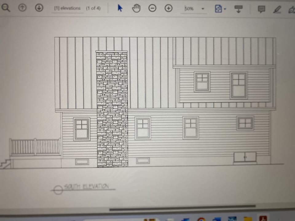 Back side of house