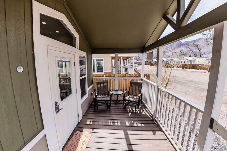 Patio seating area