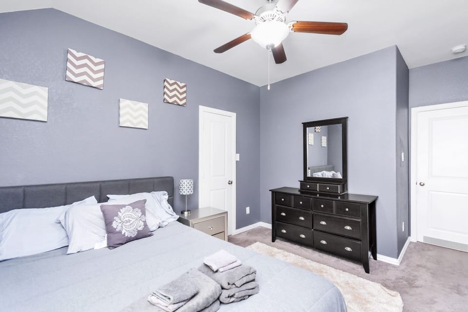Upstairs Bedroom #2 with TV