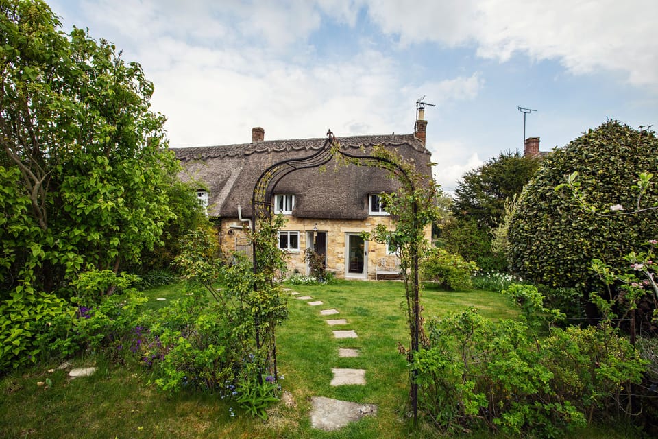 View of the cottage from the garden