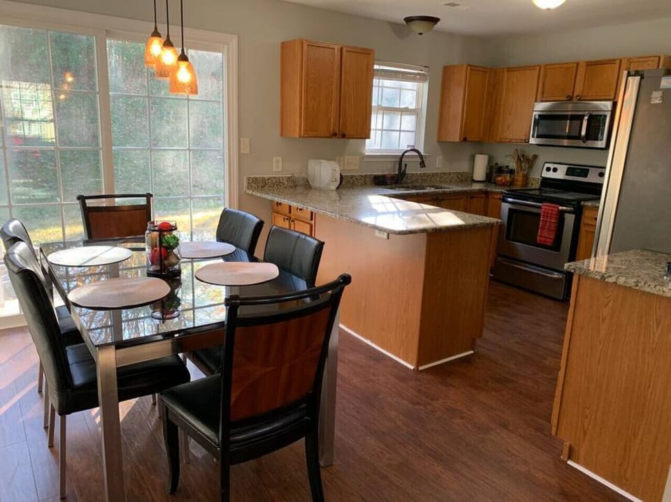 A fully stocked kitchen that actually invites you to cook.