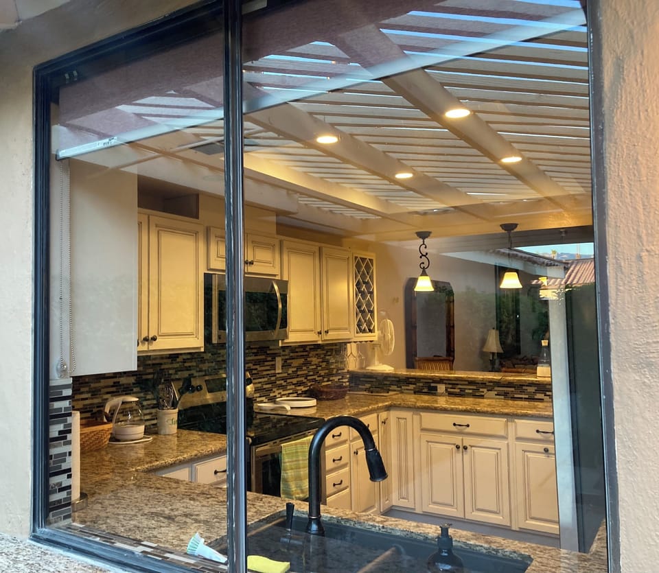 Kitchen with Keurig coffee and espresso maker