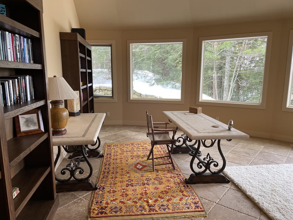 Office/Sitting in Main Floor Master   If you have to work while on vacation.....