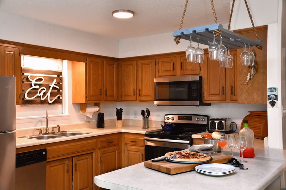 Fully equipped kitchen!