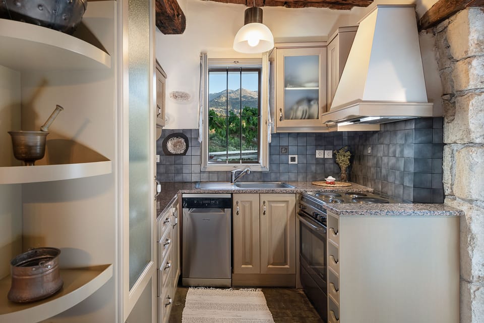 A fully equipped bespoke kitchen awaits you for culinary wonders