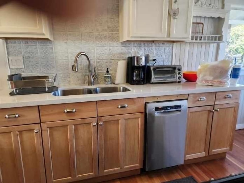Newly installed dishwasher 