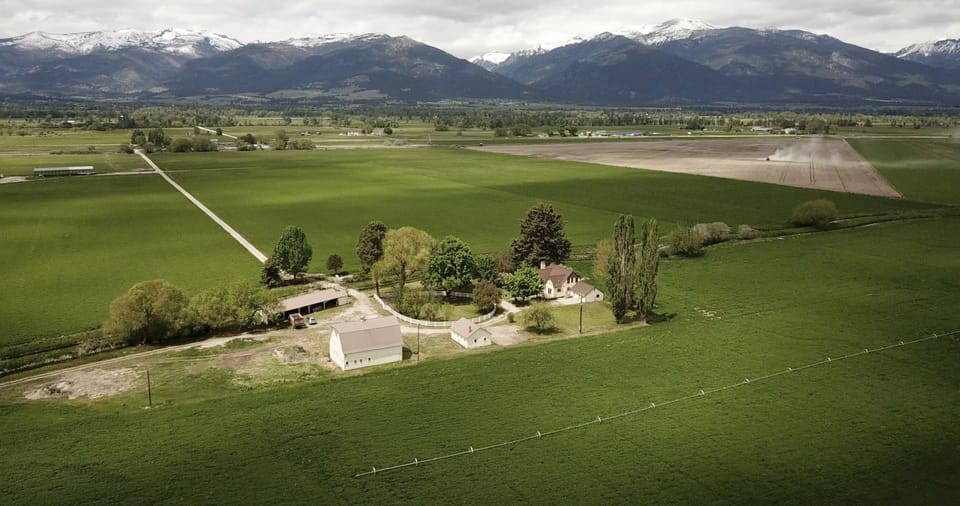 Welcome to the Old Farmstead! Surrounded by farmlands with majestic views.