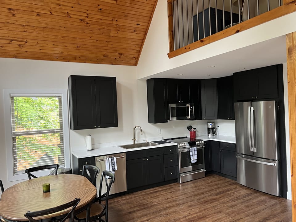 Brand new custom kitchen with GE Cafe appliances 