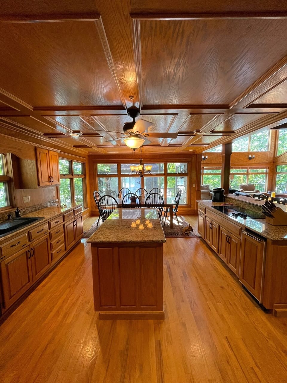 Kitchen view as you walk in from the covered carport.