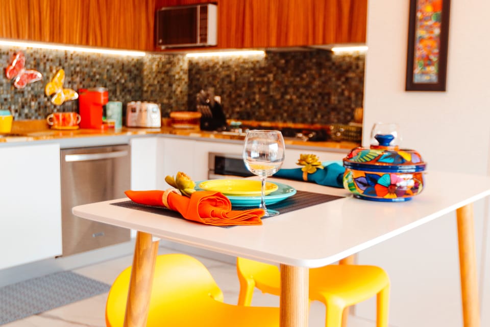 Beautiful colorful decor all around