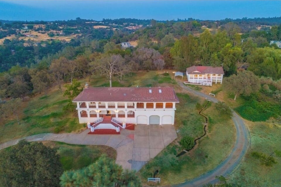 We live on the property in the main home shown in the front. 