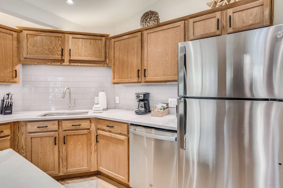 Kitchen with updated appliances