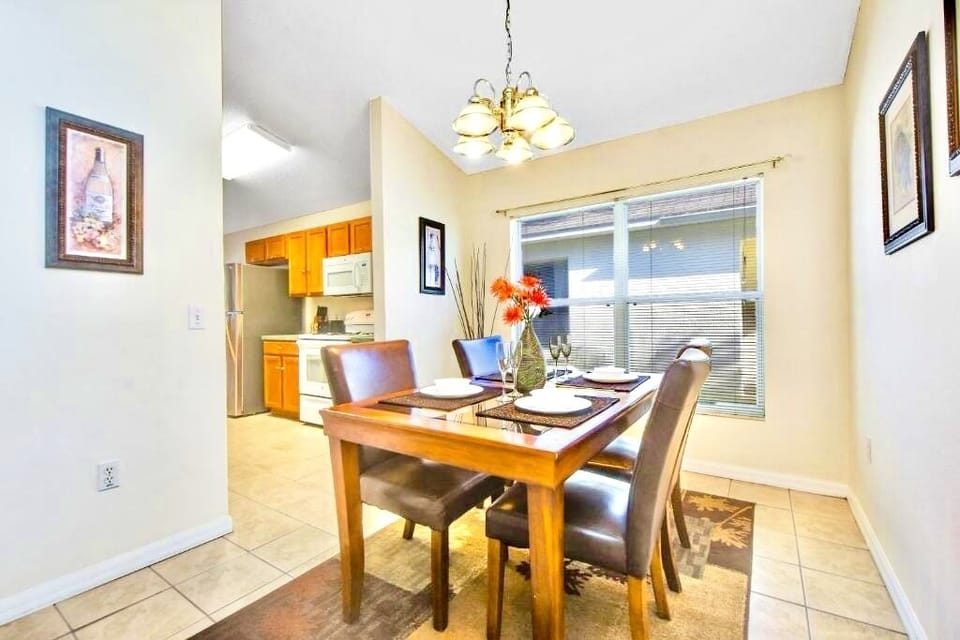 One of two formal dining areas